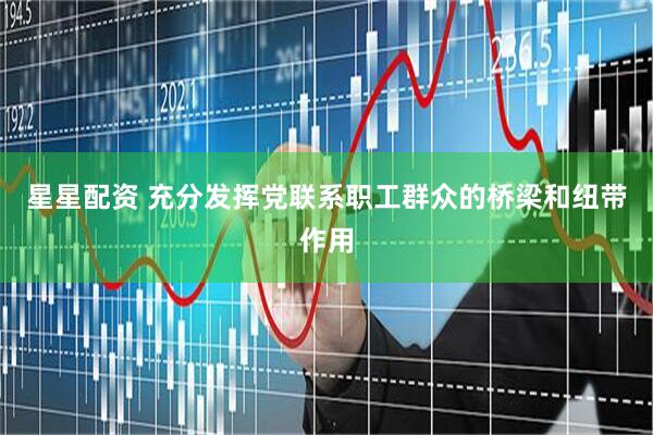 星星配资 充分发挥党联系职工群众的桥梁和纽带作用