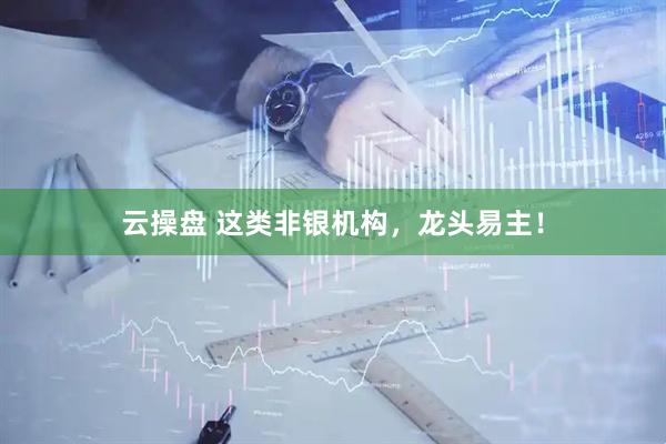 云操盘 这类非银机构，龙头易主！